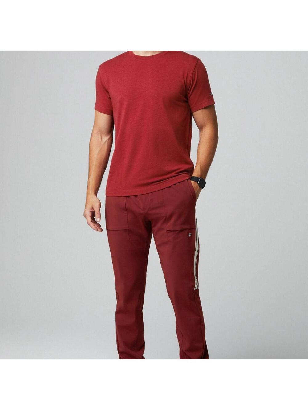 The One Jogger Holly Berry White Stripe Men's Large New